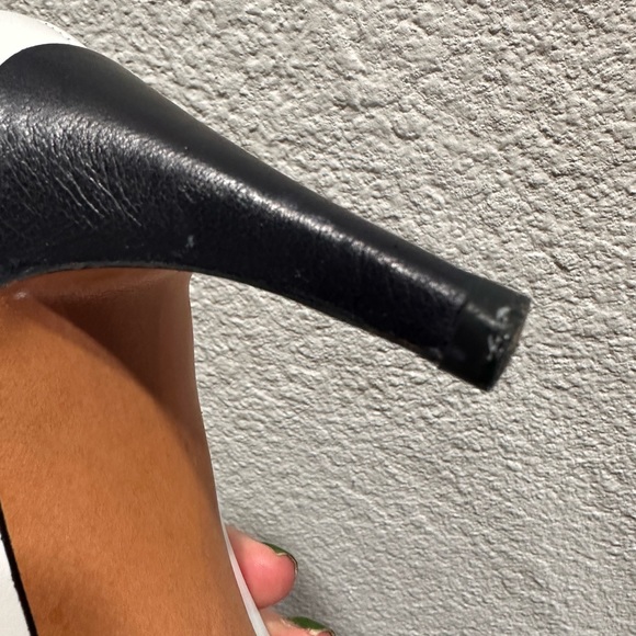 Rare 80’s vintage, 8 N Evan-Picone navy & white Victoria II spectator pumps. - Picture 7 of 8